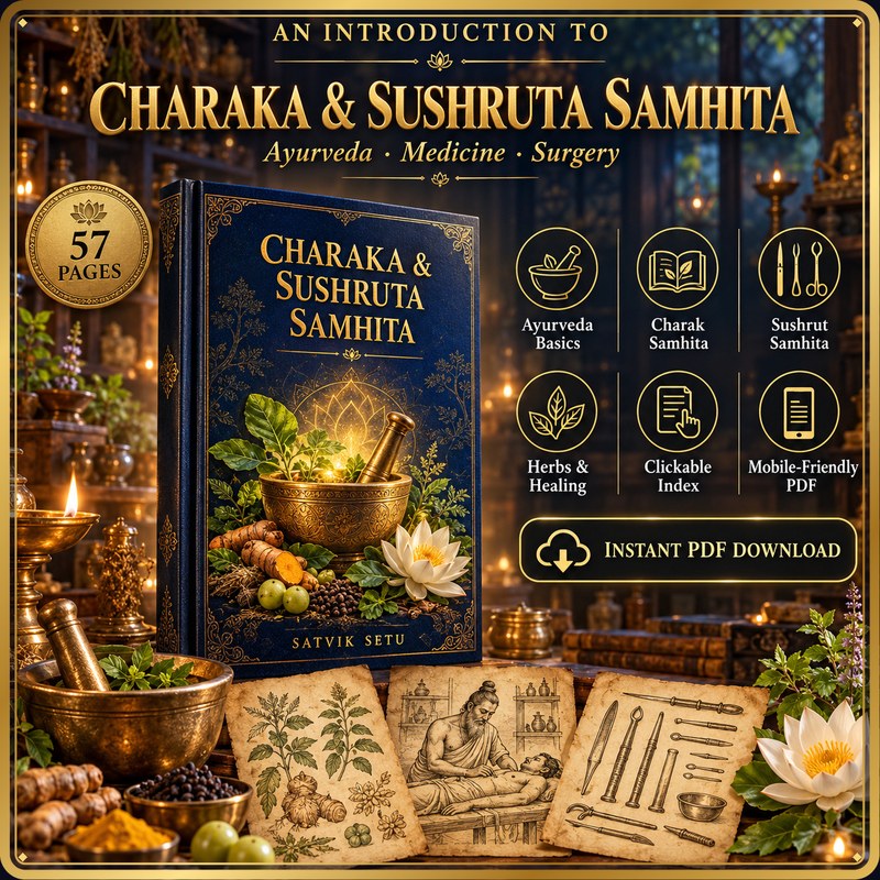 Charaka and Sushruta Samhita cover