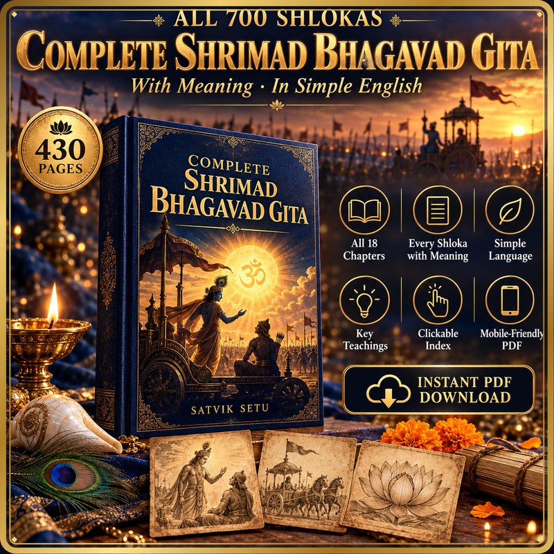 Complete Shrimad Bhagavad Gita in English